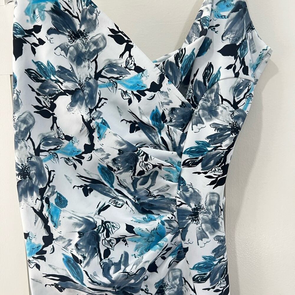 NWT Chiara Boni La Petite Robe Marga gathered floral gown, size 8 - Picture 3 of 12